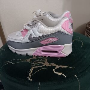 Nike Kids Air Max Sneakers - Pink and Gray